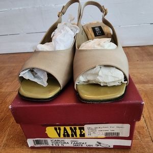 size 9 1/2 narrow, Vaneli  brand, baige.